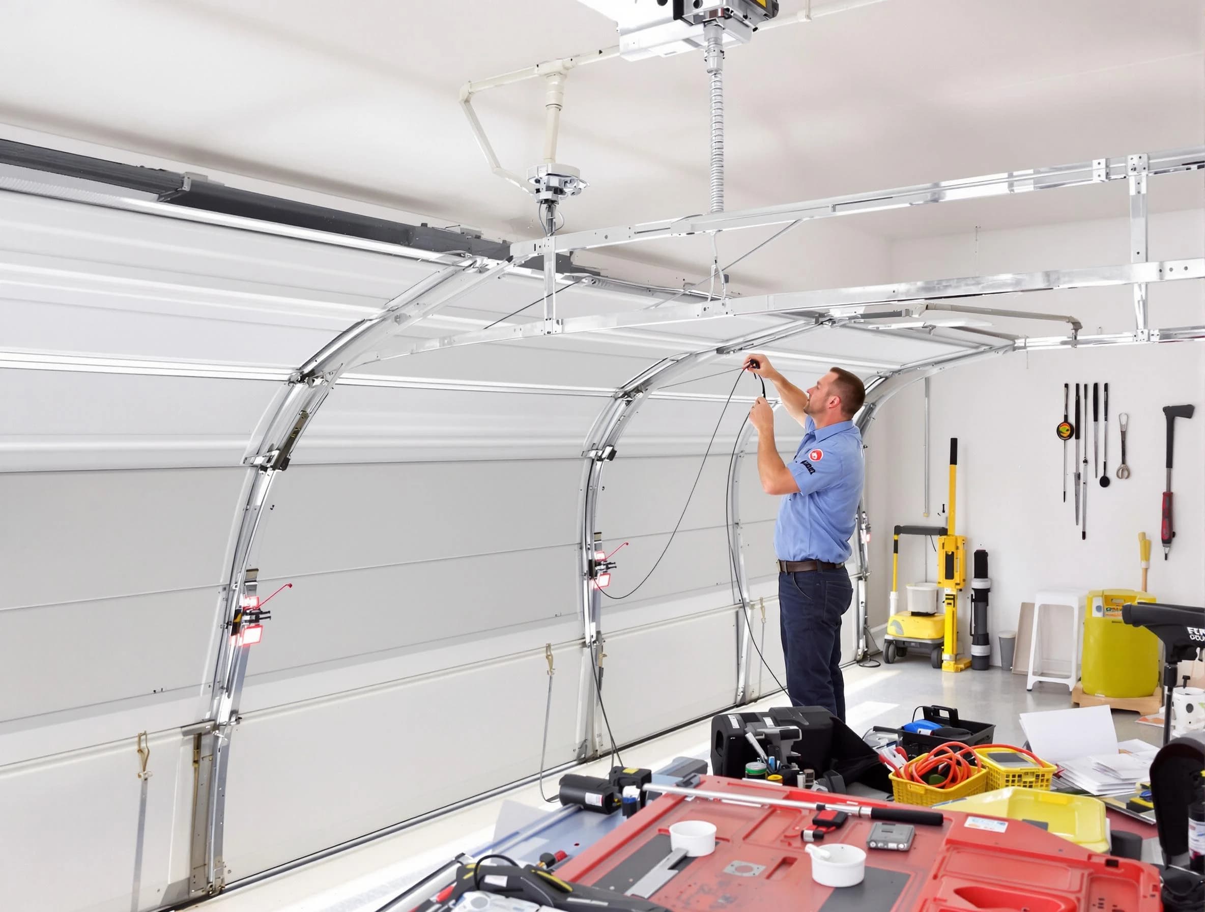 Garage door cable repair service by Carteret Garage Door Repair in Carteret