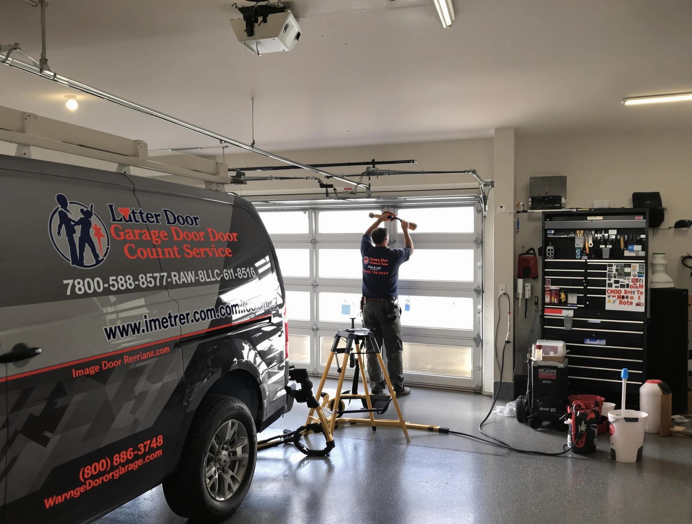 Carteret Garage Door Repair rapid response team performing same-day repair in Carteret