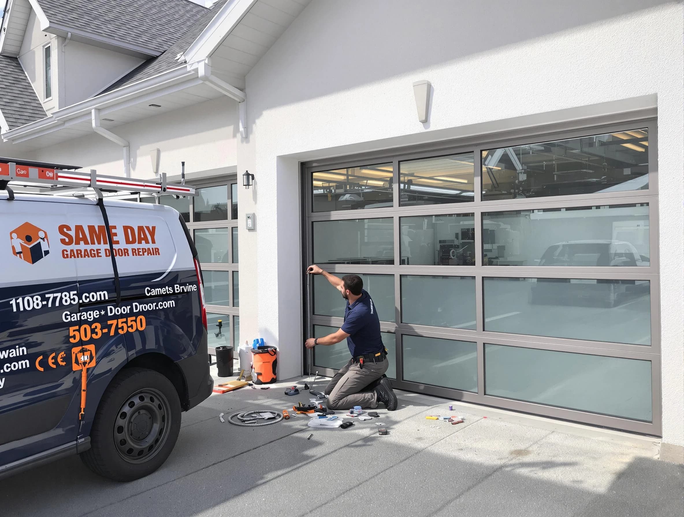 Same-day garage door repair service by Carteret Garage Door Repair in Carteret