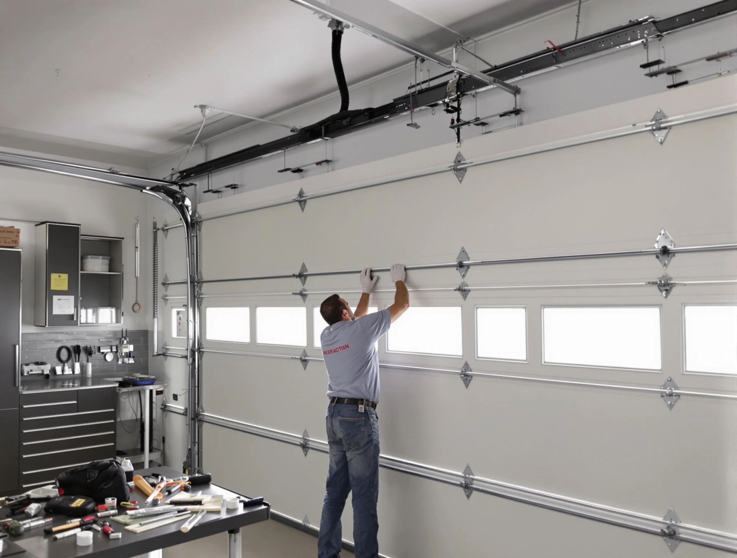 Garage Door Track Repair in Carteret