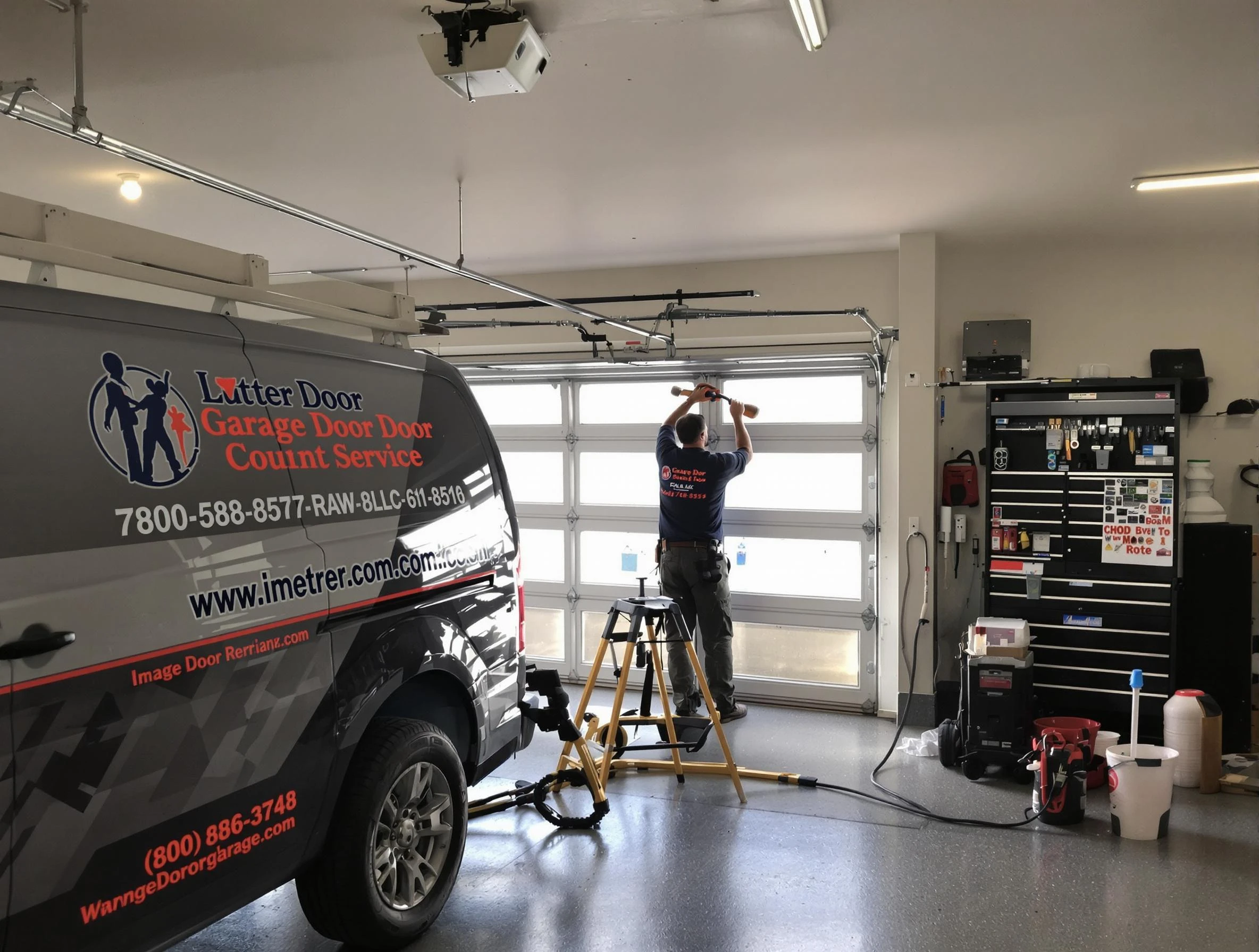 Carteret Garage Door Repair rapid response team performing same-day repair in Carteret
