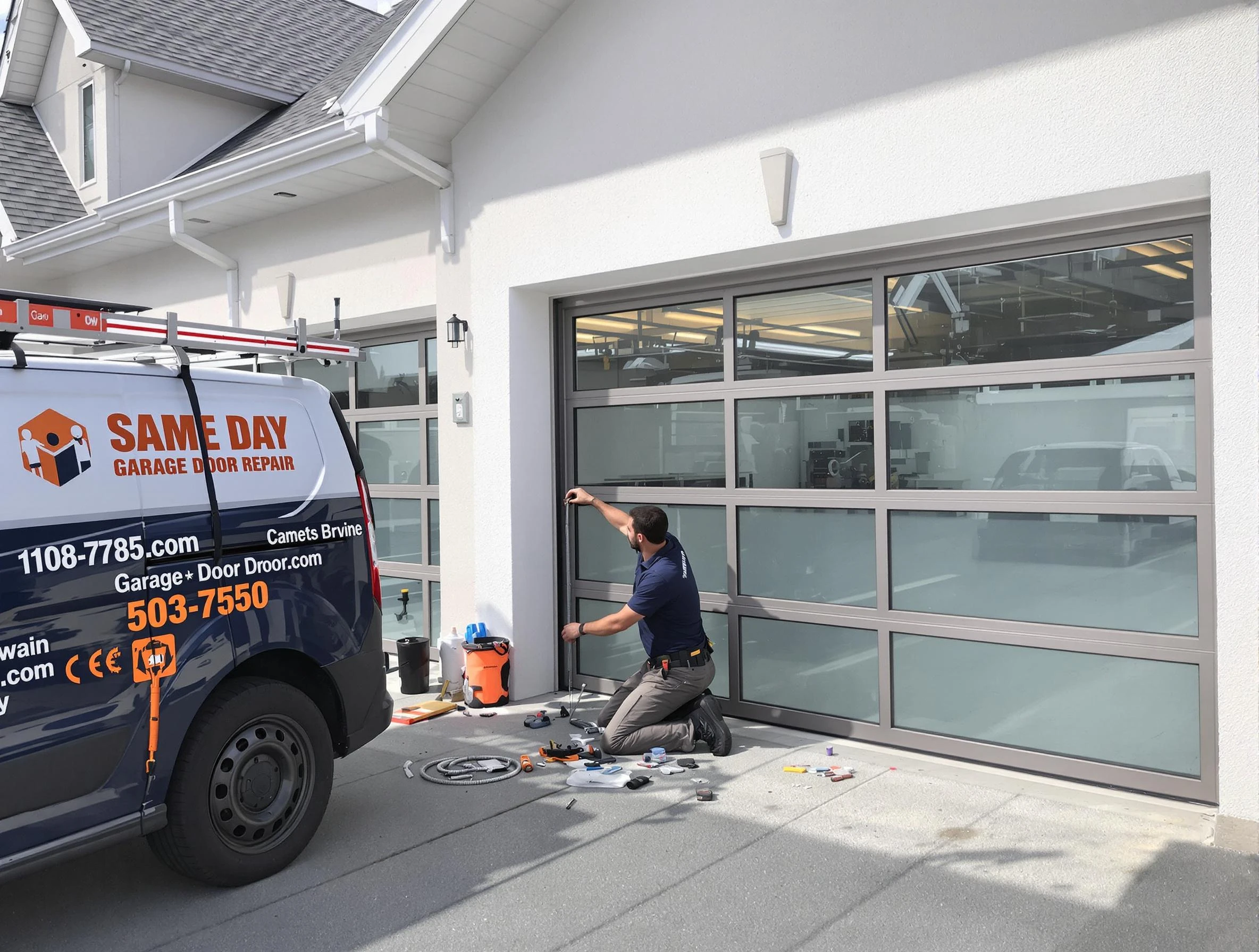 Same-day garage door repair service by Carteret Garage Door Repair in Carteret